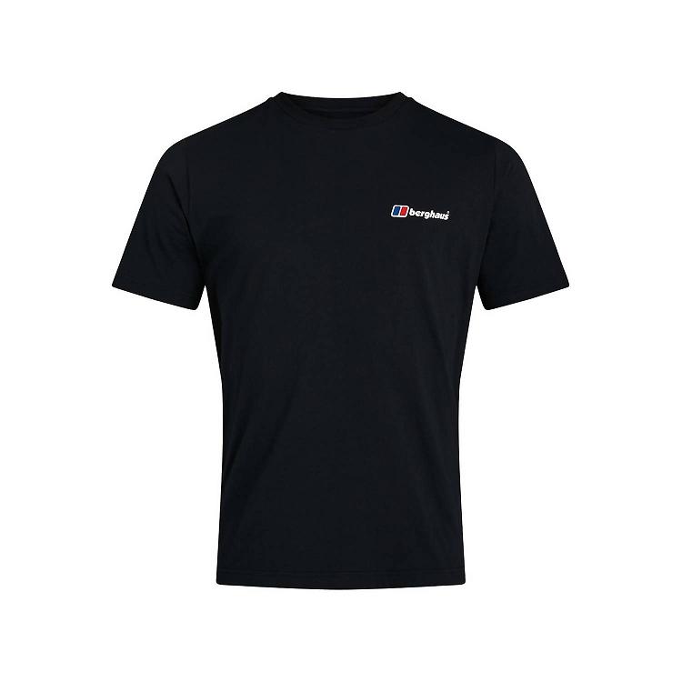 Pánska Tričko Berghaus Organic Logo Čierne Slovensko 9061AYLRX